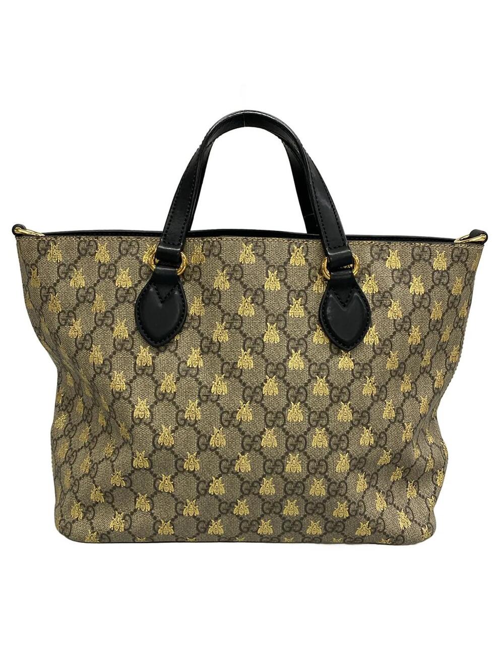 Gucci Gg Supreme/B Beige Black Multi #363400G85B